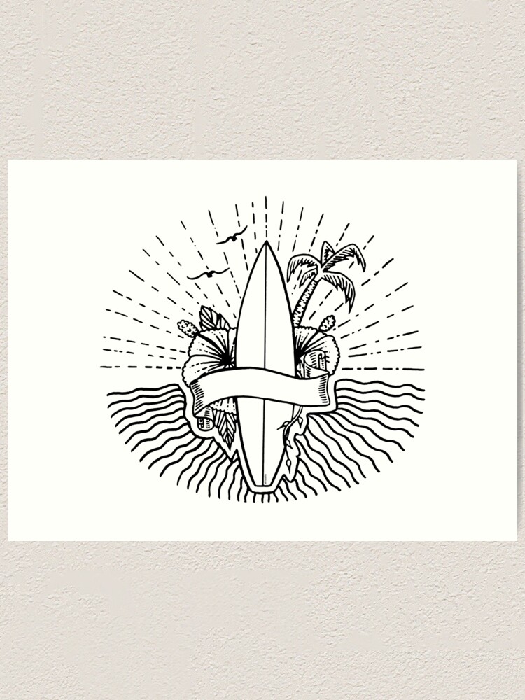 surf tattoo ideas