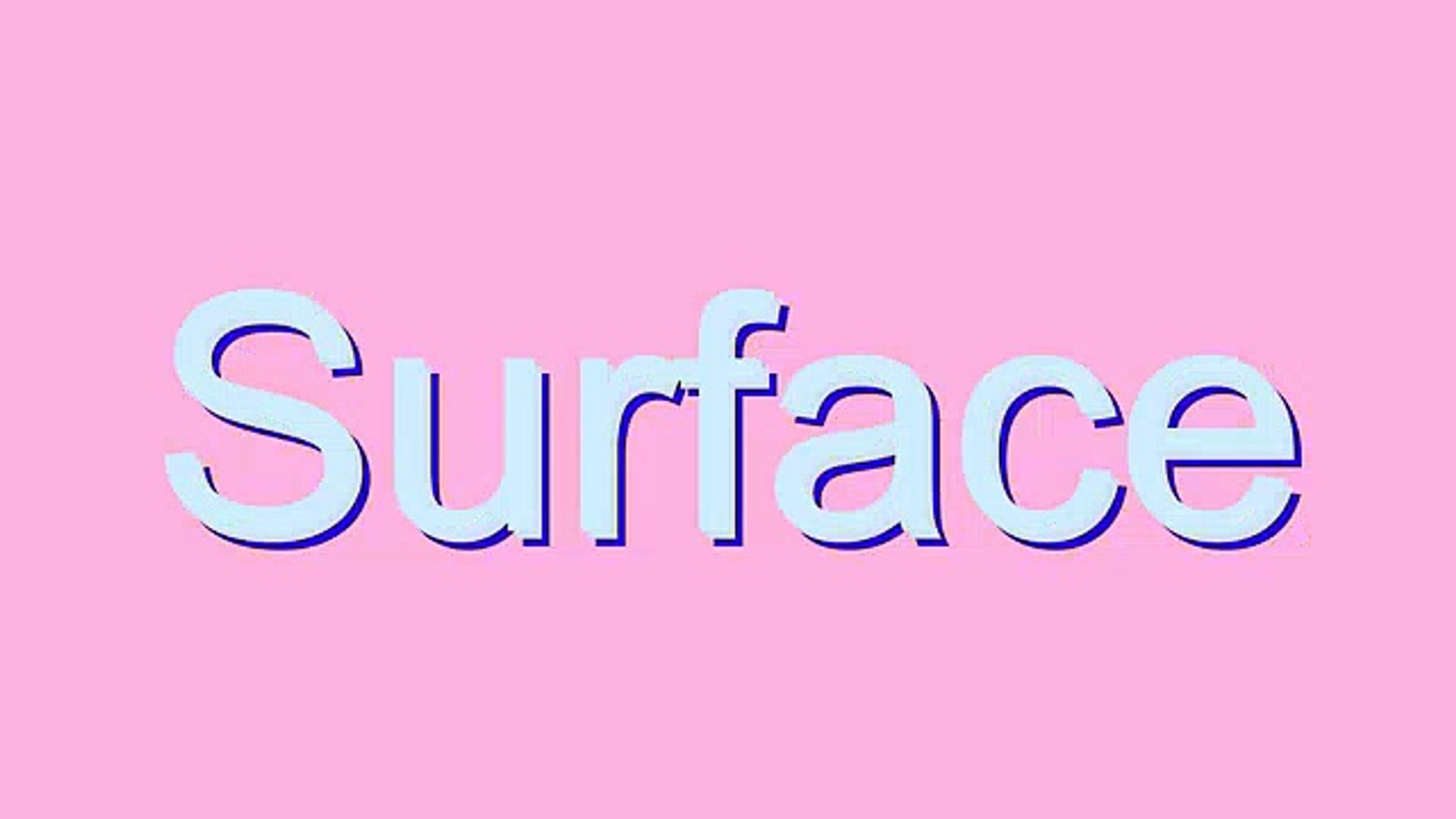 surface pronunciation