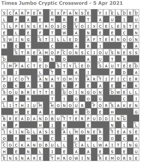 surpassing crossword