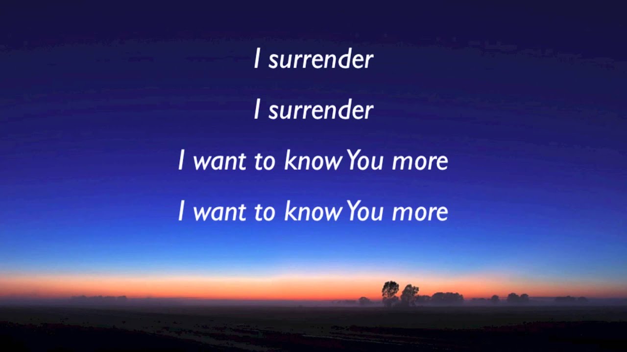 surrender lyrics