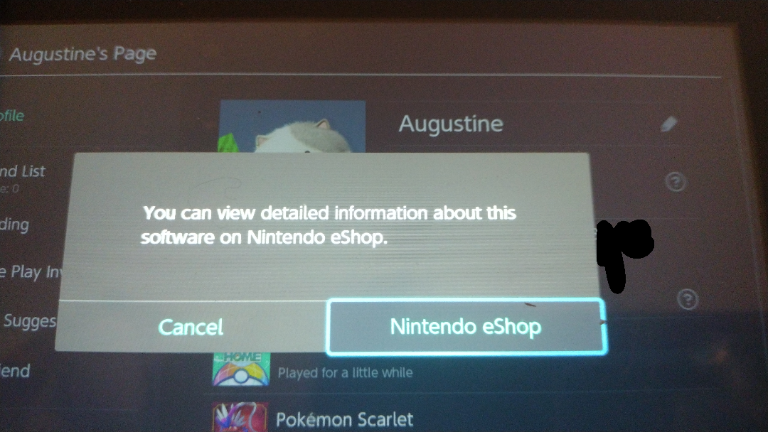 switch game says purchased but not downloaded