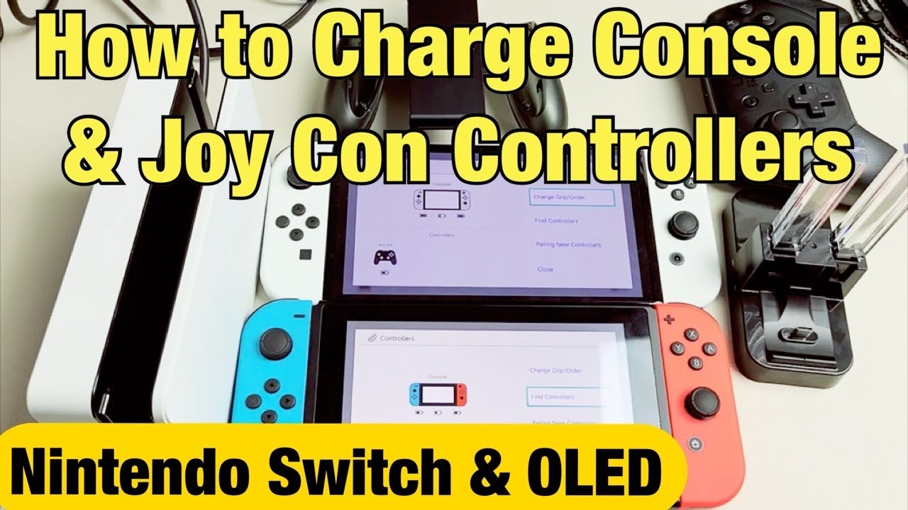 switch oled charging