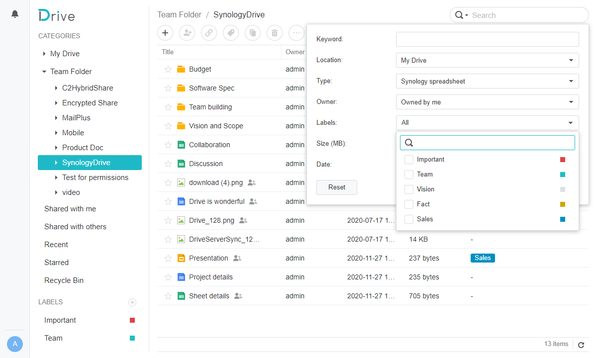 synology drive