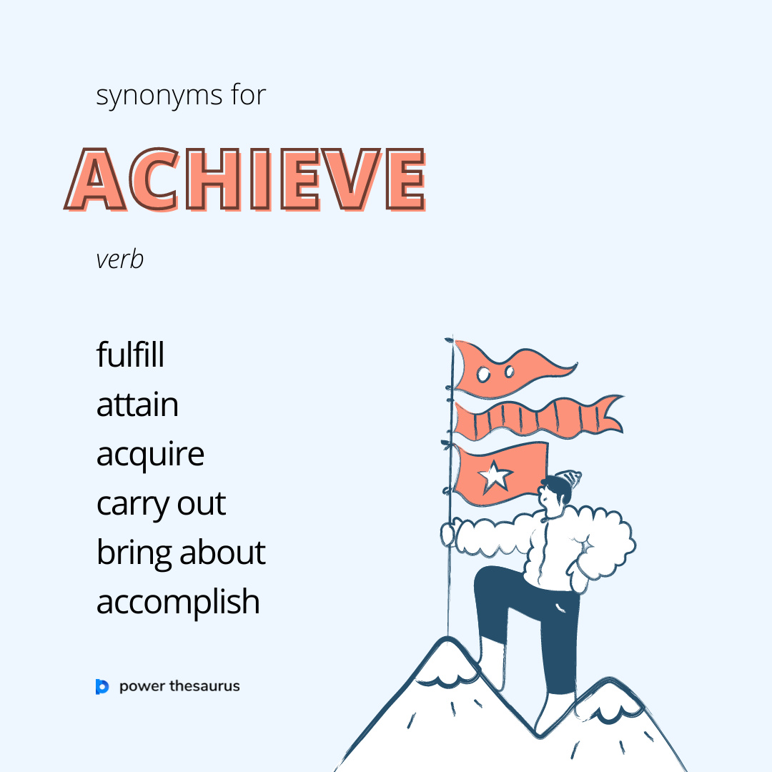 synonym for achieve