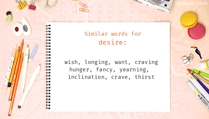 synonym for desire