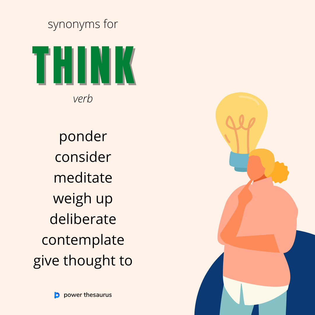 synonym think