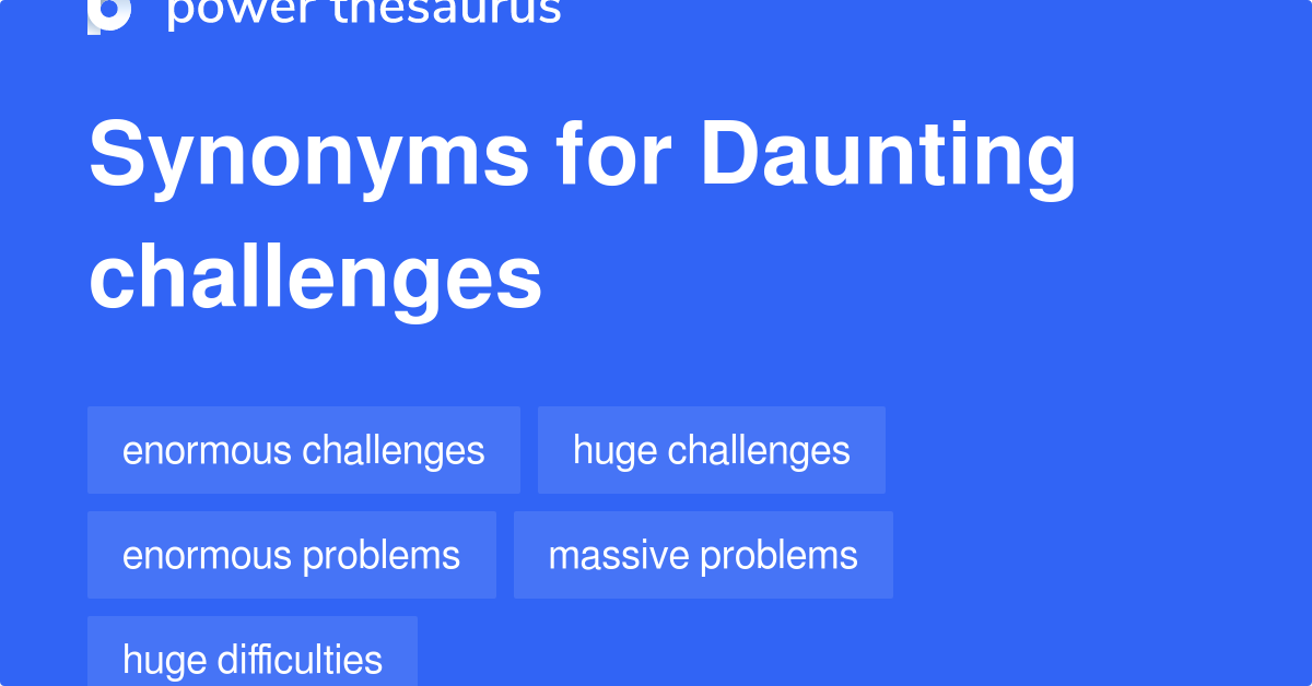 synonyms for challenge