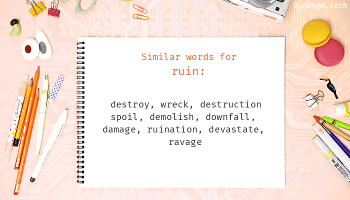 synonyms for ruin