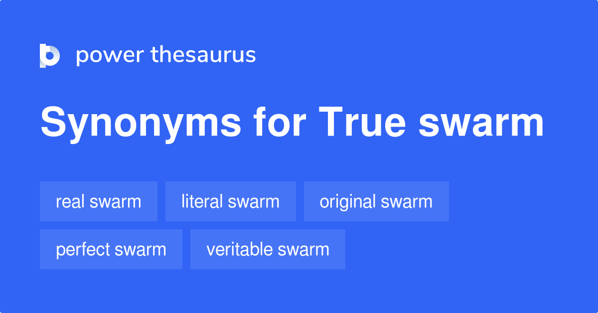 synonyms for swarm