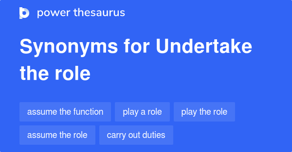 synonyms of undertaken