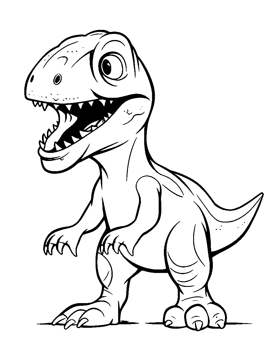 t rex coloring pages