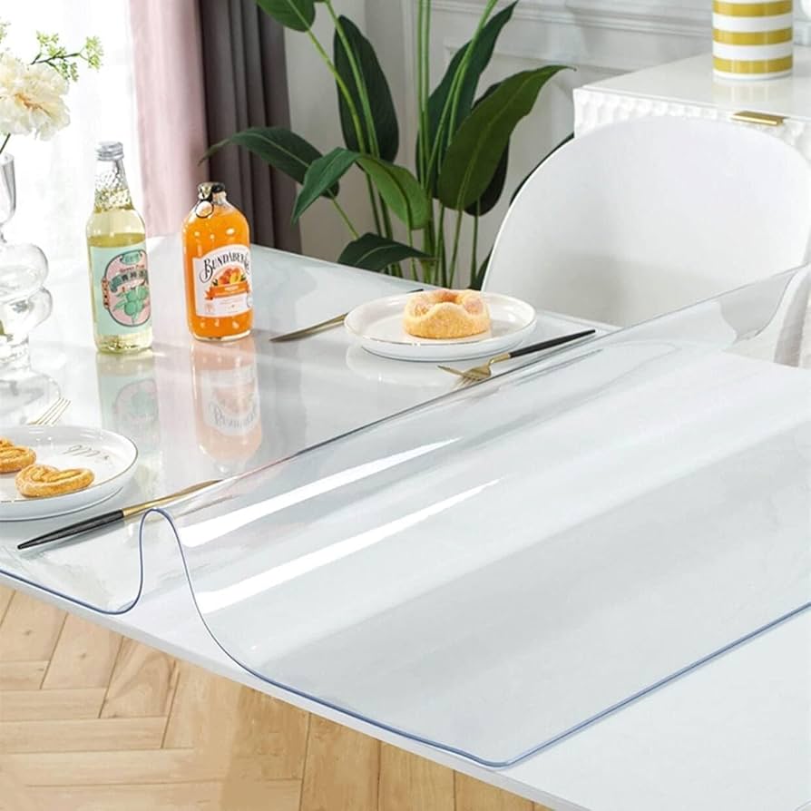 tablecloth plastic clear