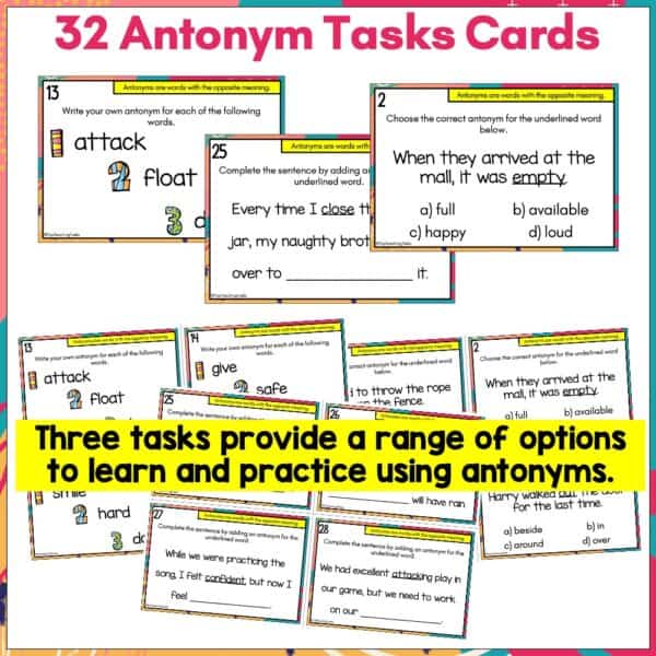 task antonym