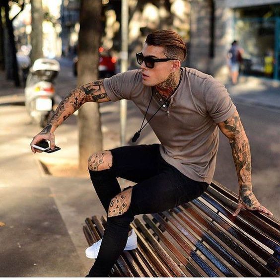 tatouage homme mode