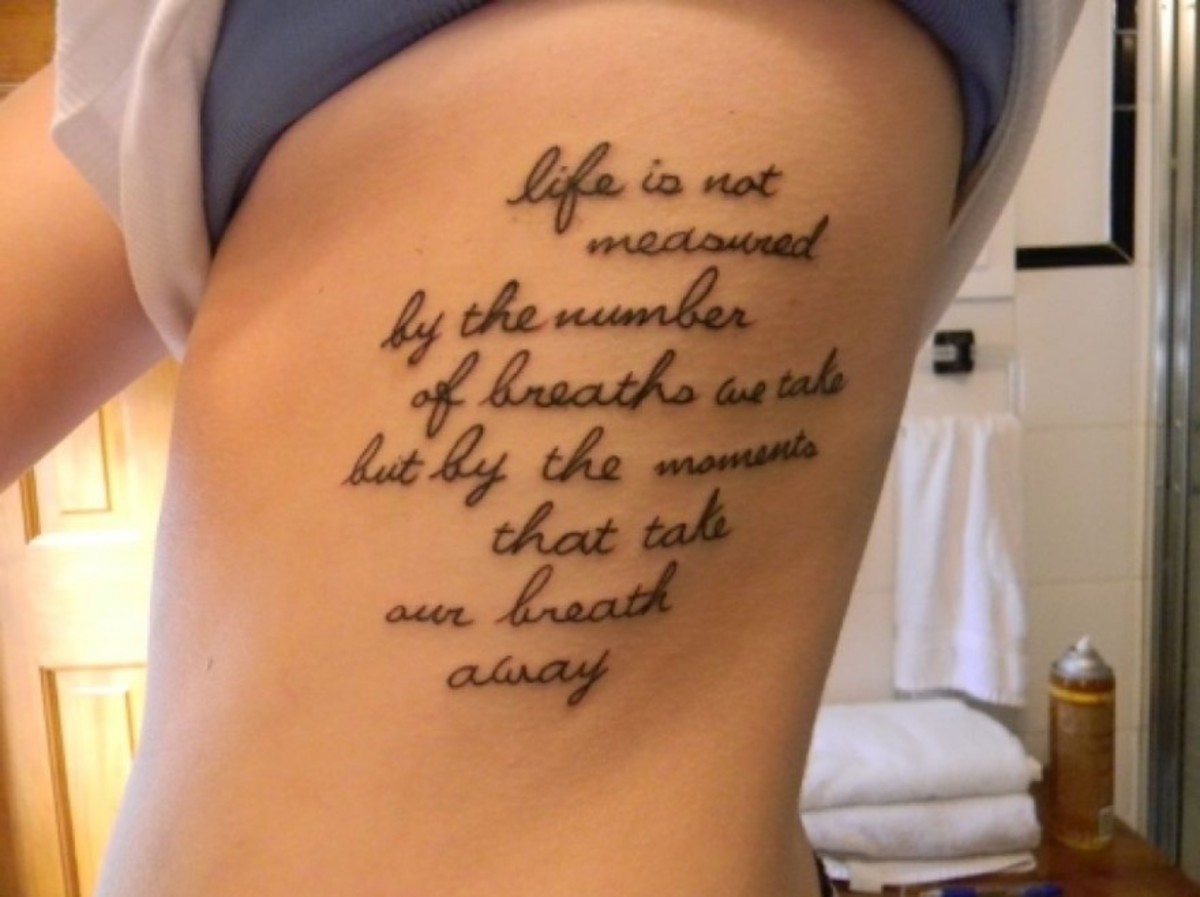 tattoo quotes about life