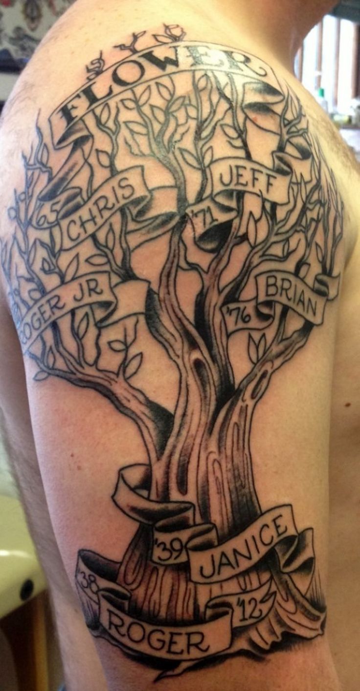 tattoos of a family tree