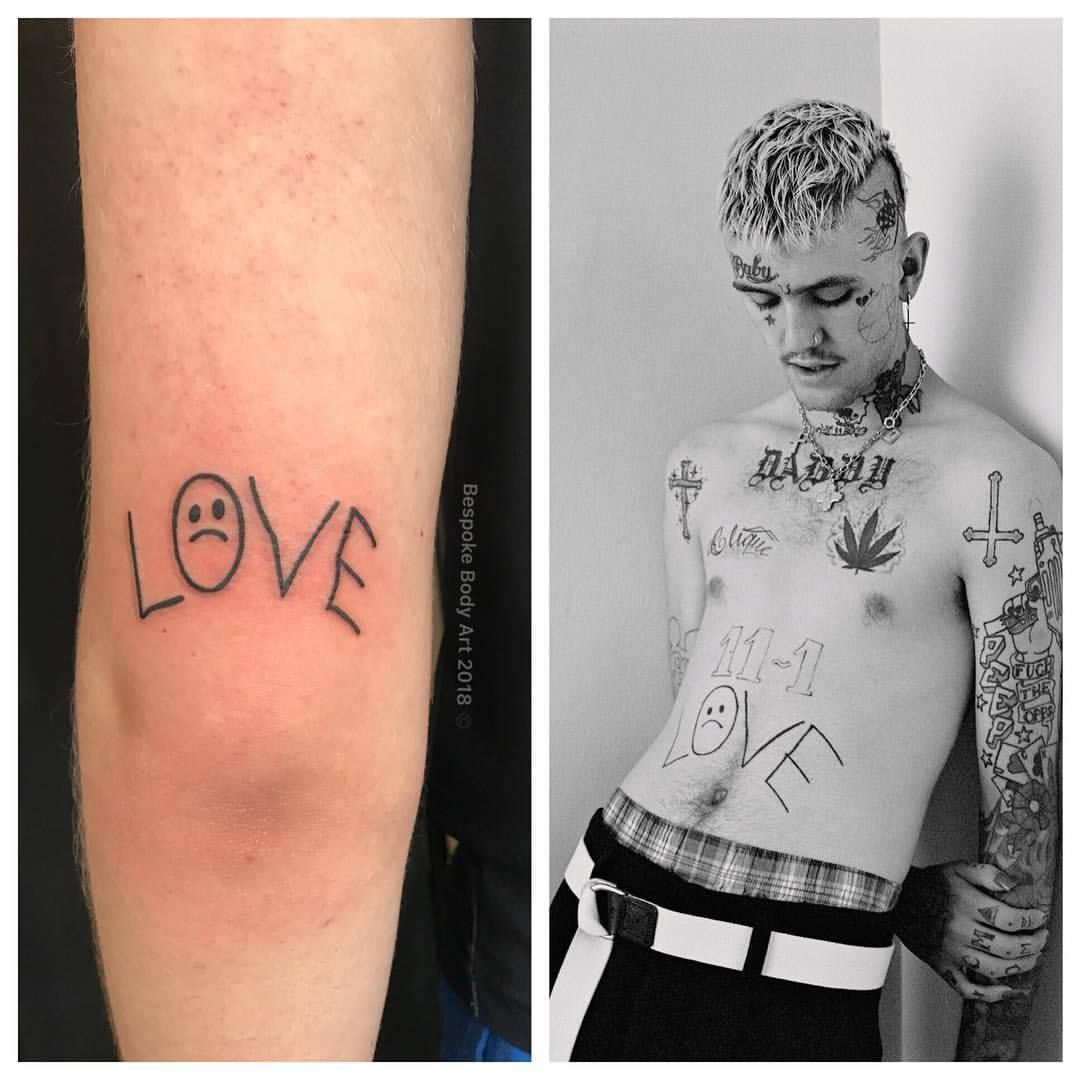 tatuaje lil peep