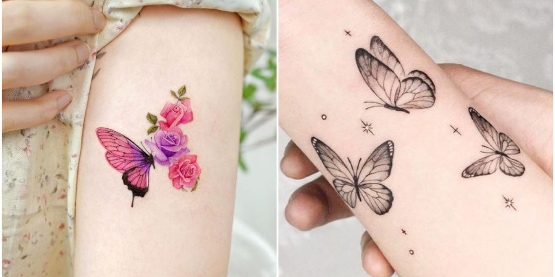 tatuajes de mariposas para mujer