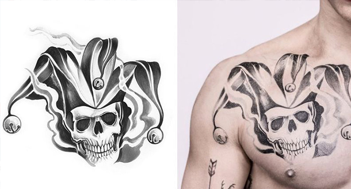 tatuajes del joker