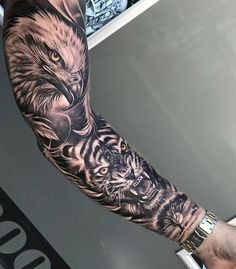 tatuajes para hombre brazo completo