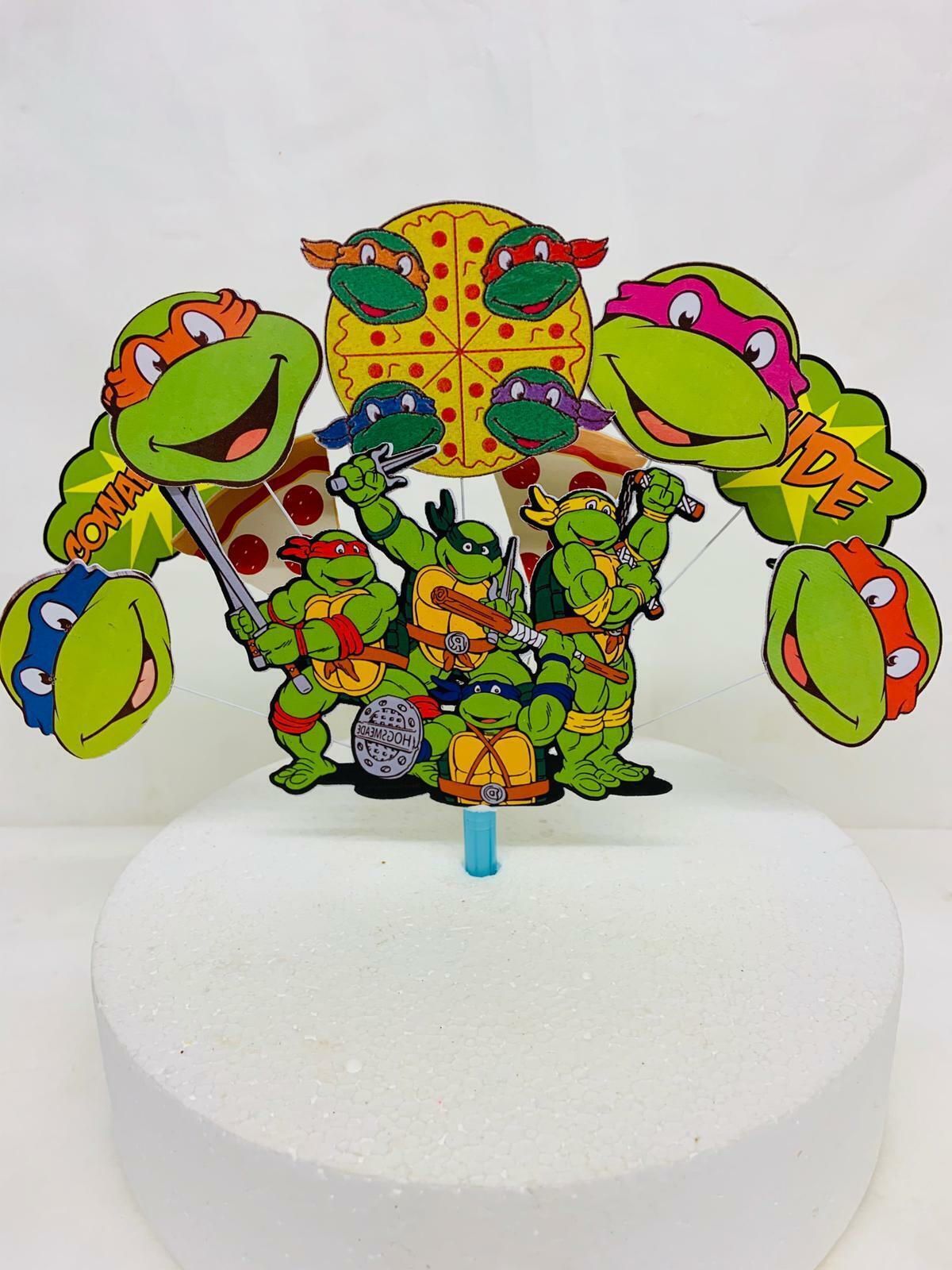 teenage mutant ninja turtles cake topper