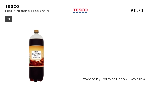 tesco caffeine free cola