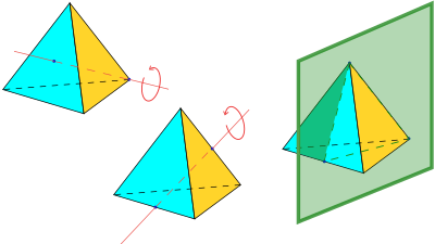 tetrahedron meaning in hindi