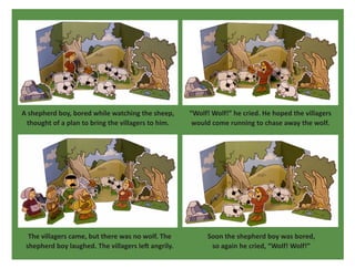 the boy who cried wolf picture sequence