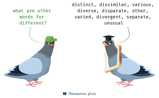 thesaurus different