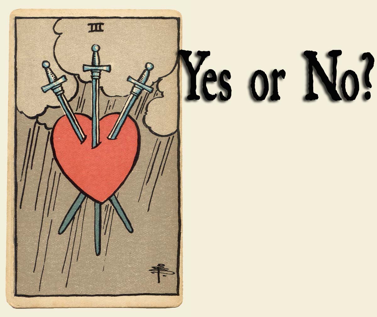 three of swords yes or no