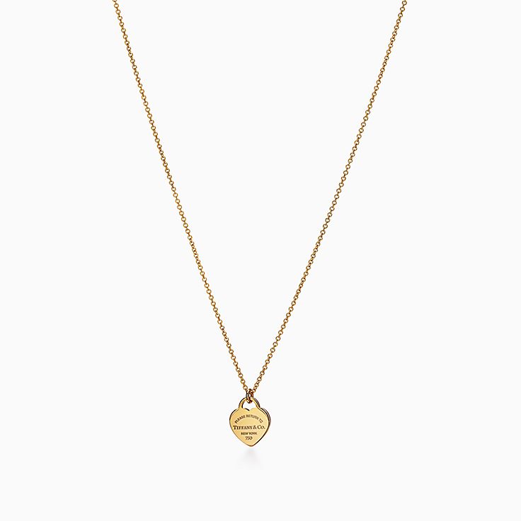 tiffany & co gold necklace