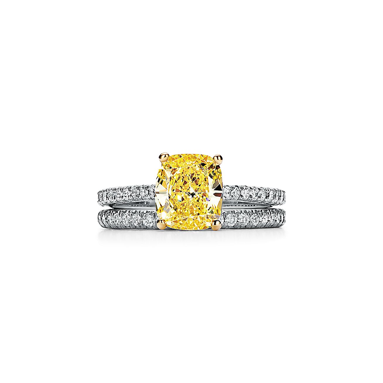 tiffany & co yellow diamond ring