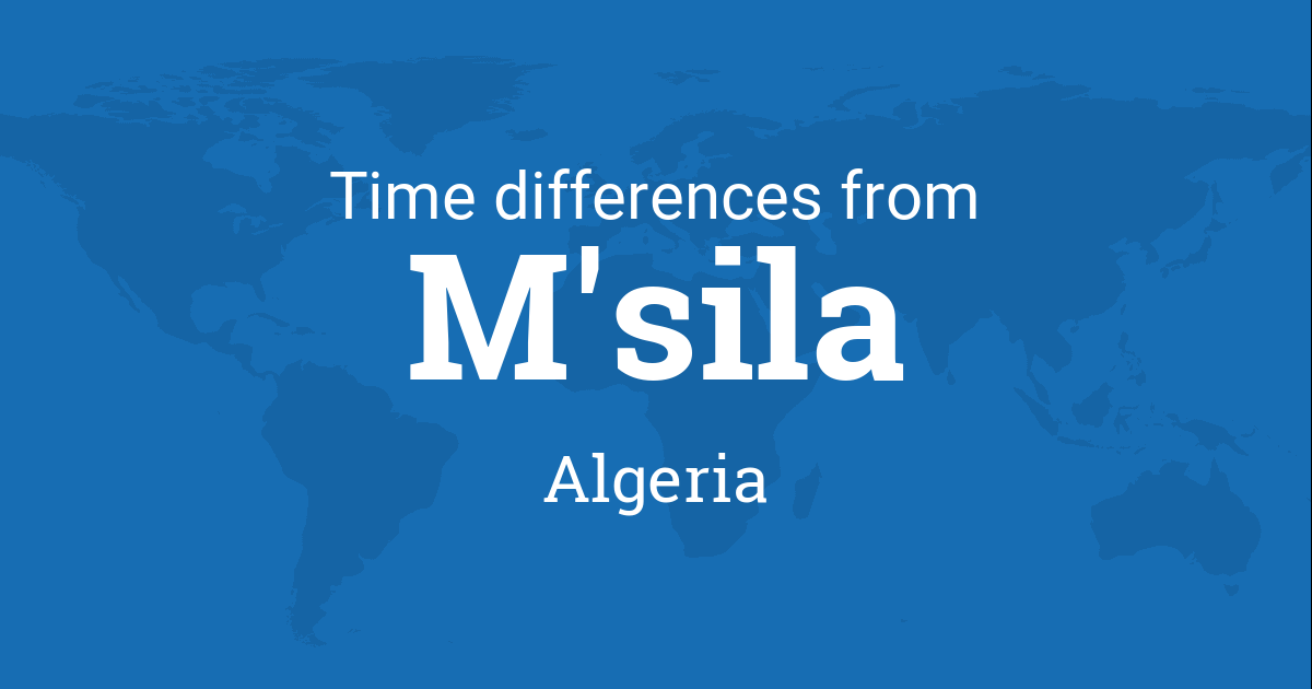 time difference algeria