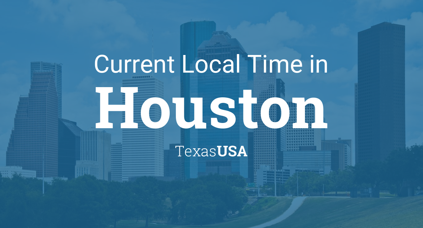 time zone houston