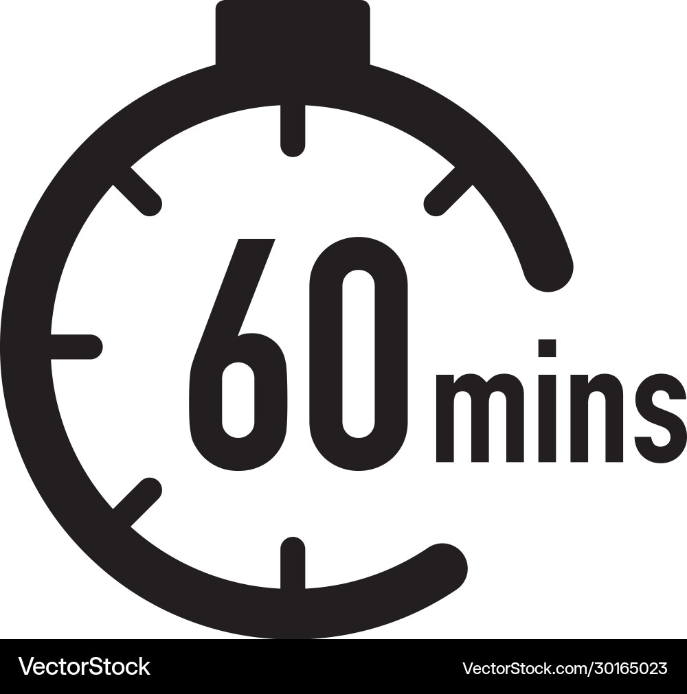 timer for 60 minutes