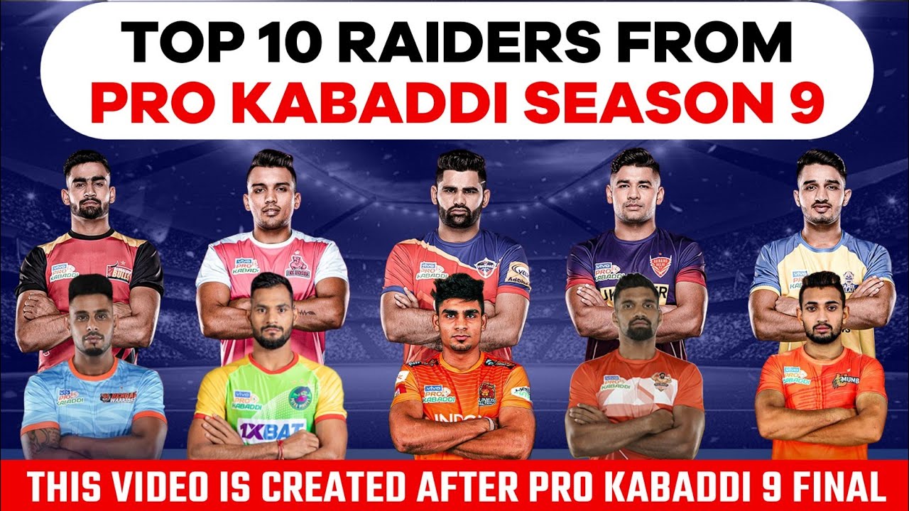 top 10 raiders in pkl season 9