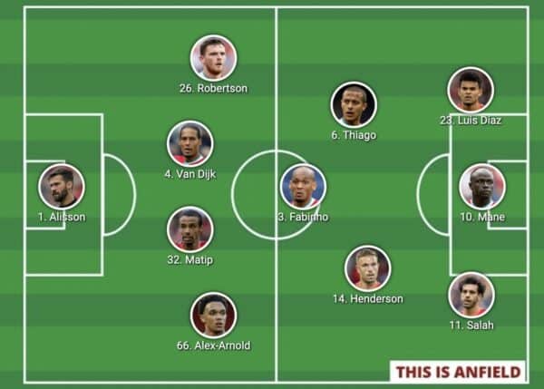 tottenham vs liverpool lineups