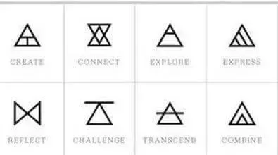 triangle symbol tattoo