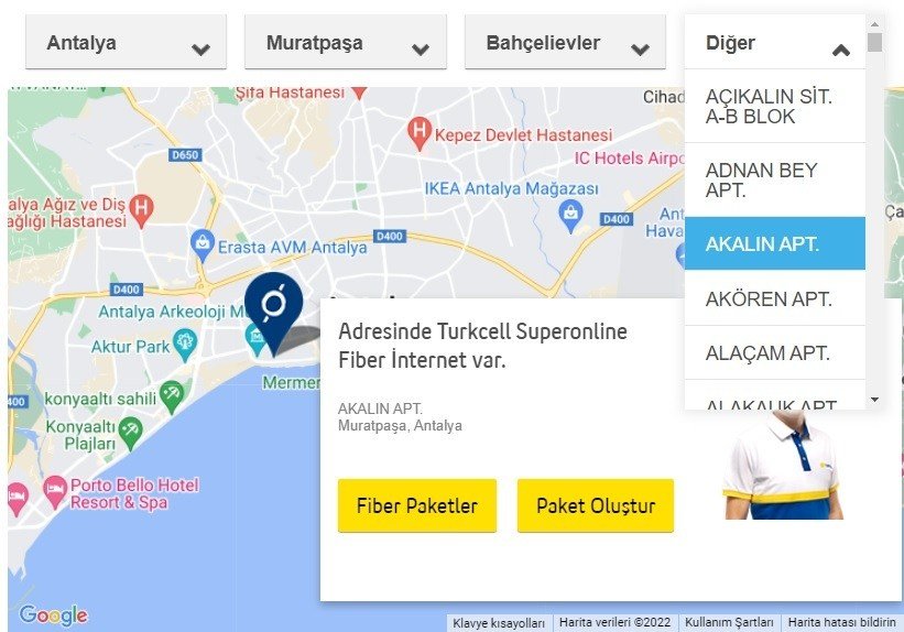 turkcell altyapı sorgulama