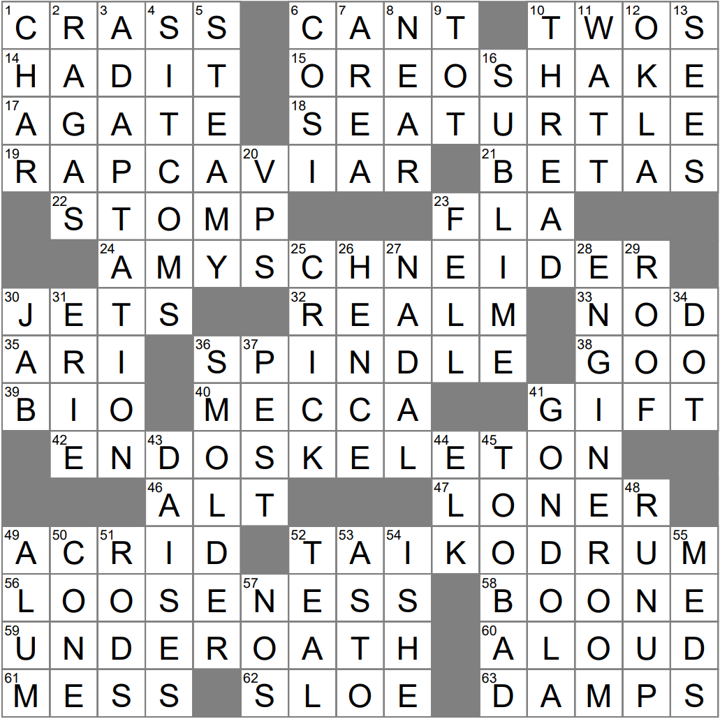 turn turtle crossword clue