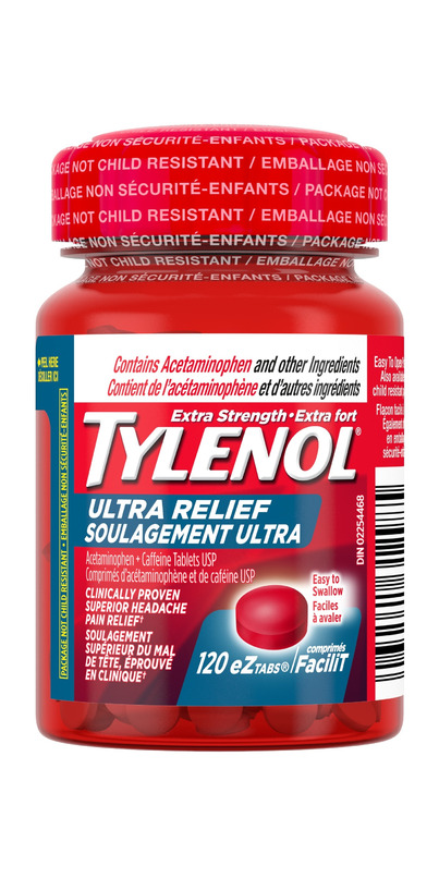 tylenol ultra relief with caffeine