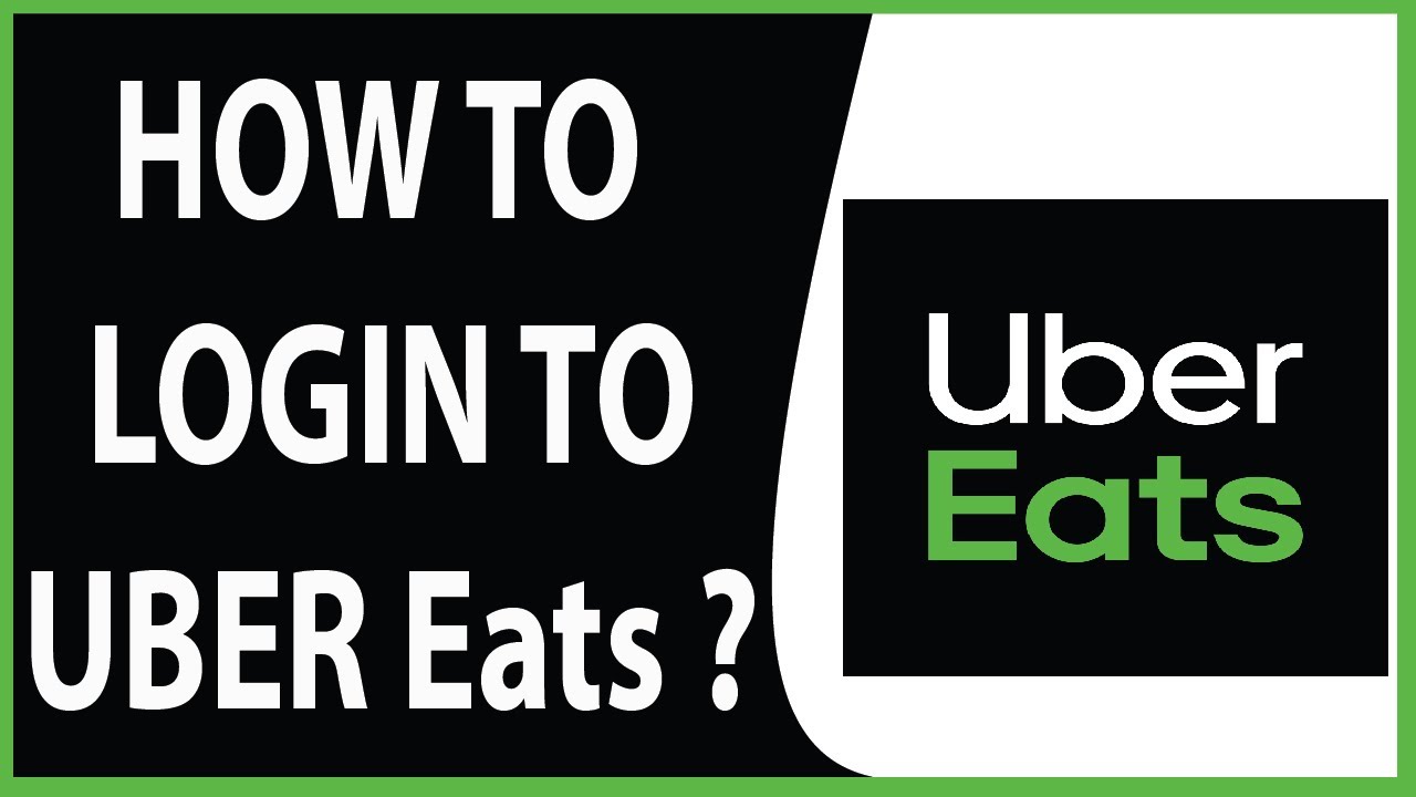 uber eats login in