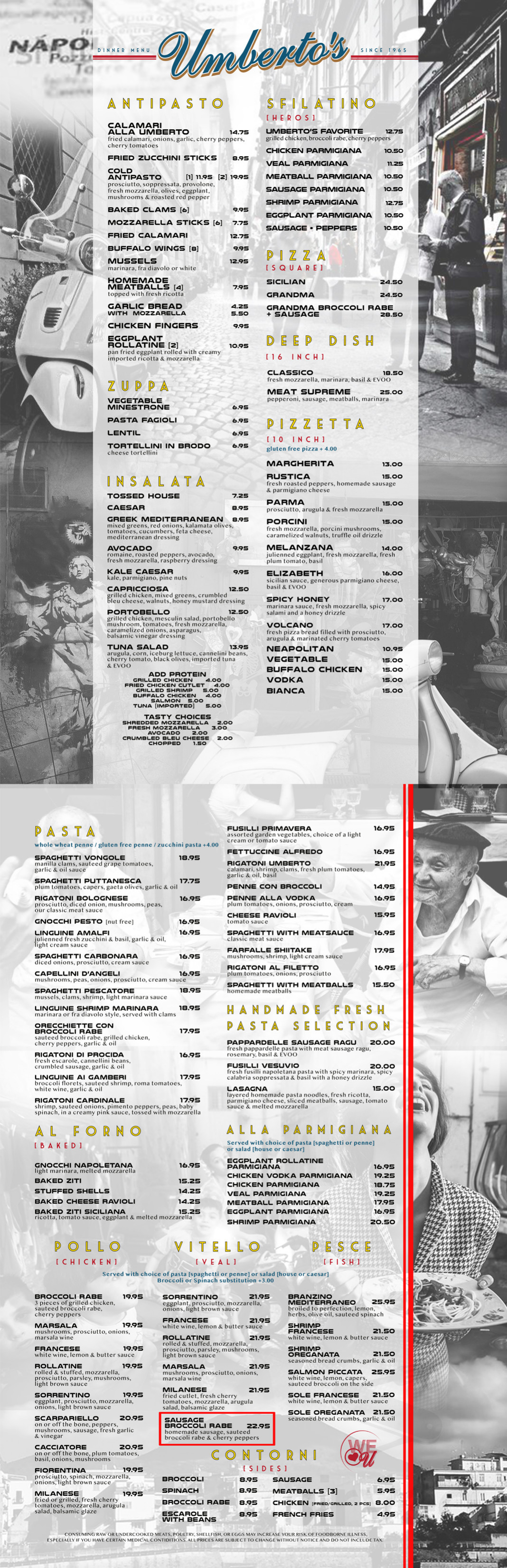 umbertos of manhasset menu