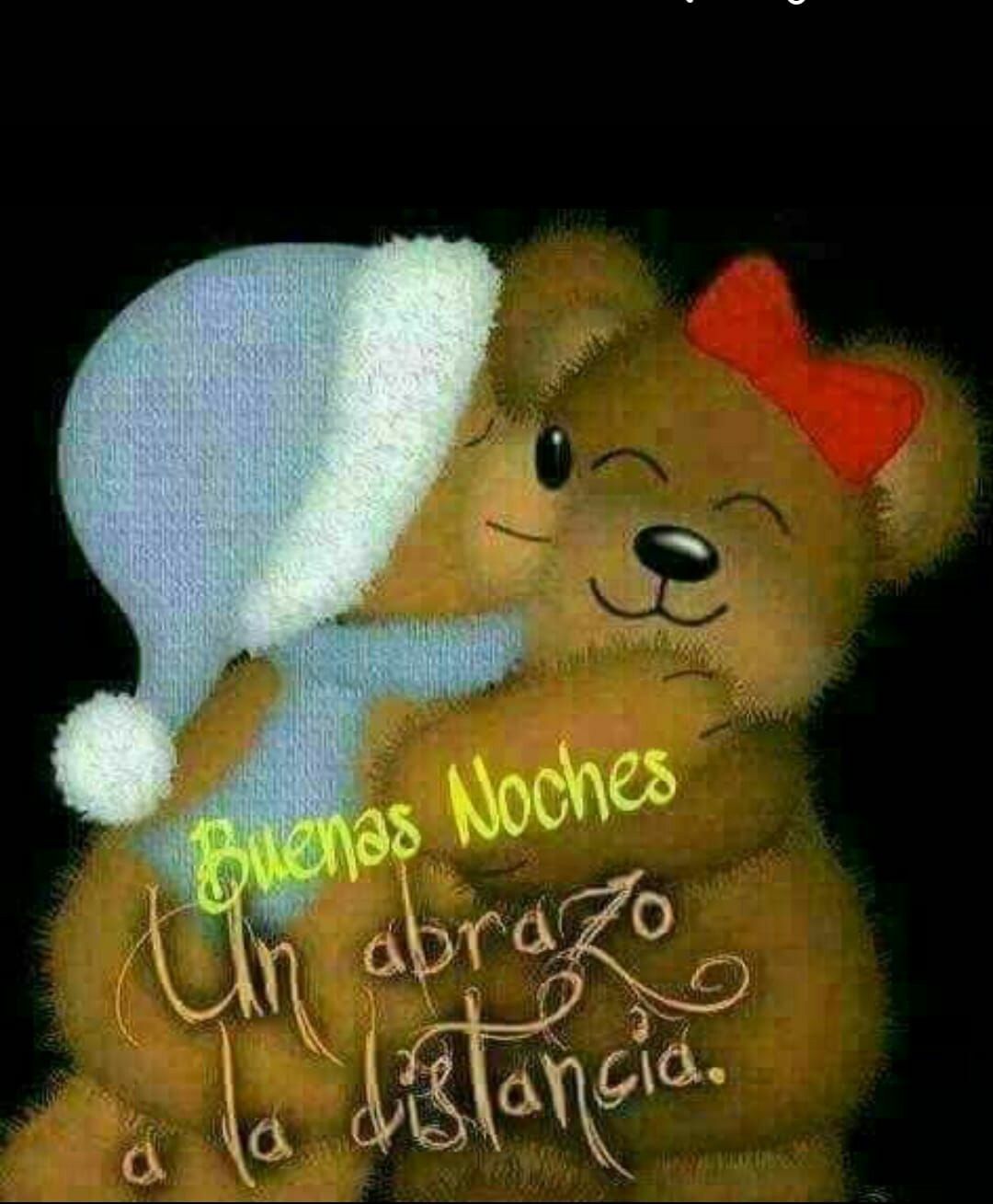 un abrazo de buenas noches