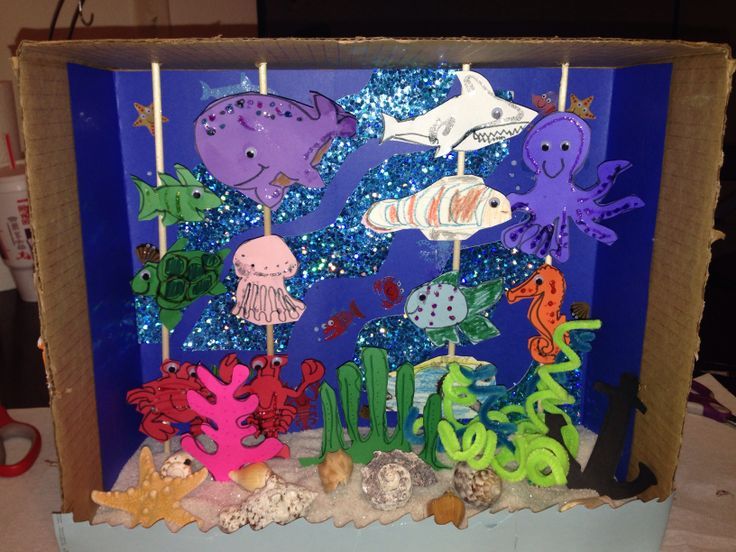 under the sea diorama