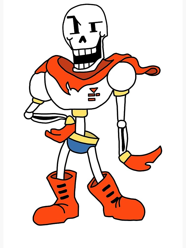 undertale papyrus art