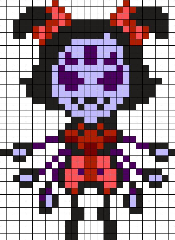 undertale pixel art grid