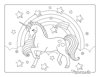 unicorn colouring pictures