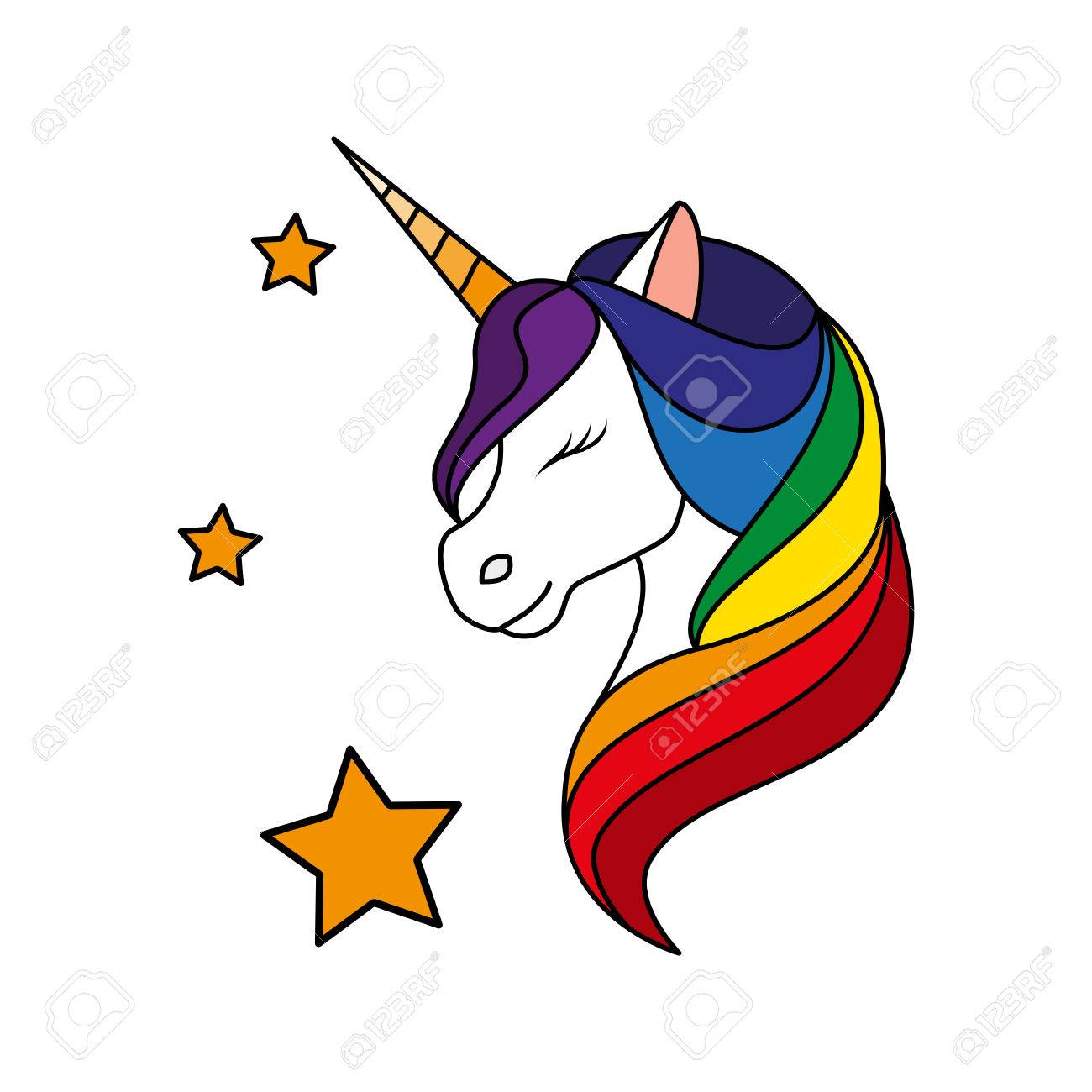 unicorn vector illustration