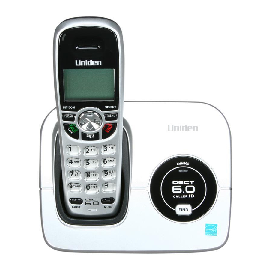 uniden dect 6.0 user manual